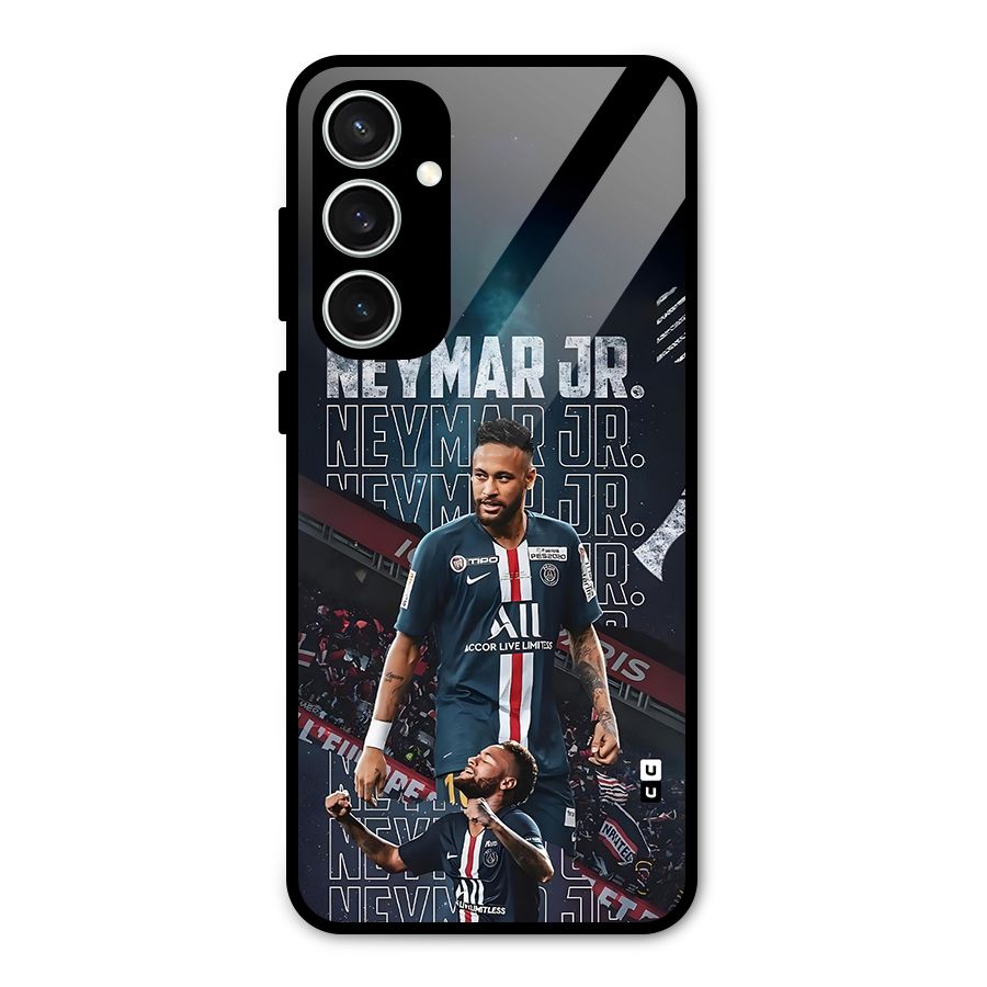 Artistic Striker Glass Back Case for Galaxy S23 FE