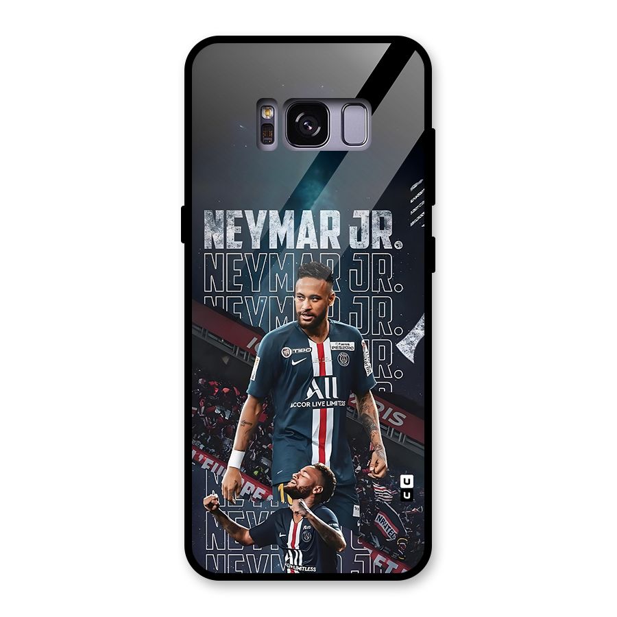Artistic Striker Glass Back Case for Galaxy S8