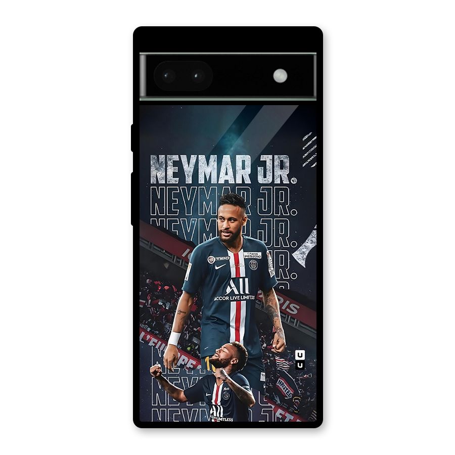 Artistic Striker Glass Back Case for Google Pixel 6a