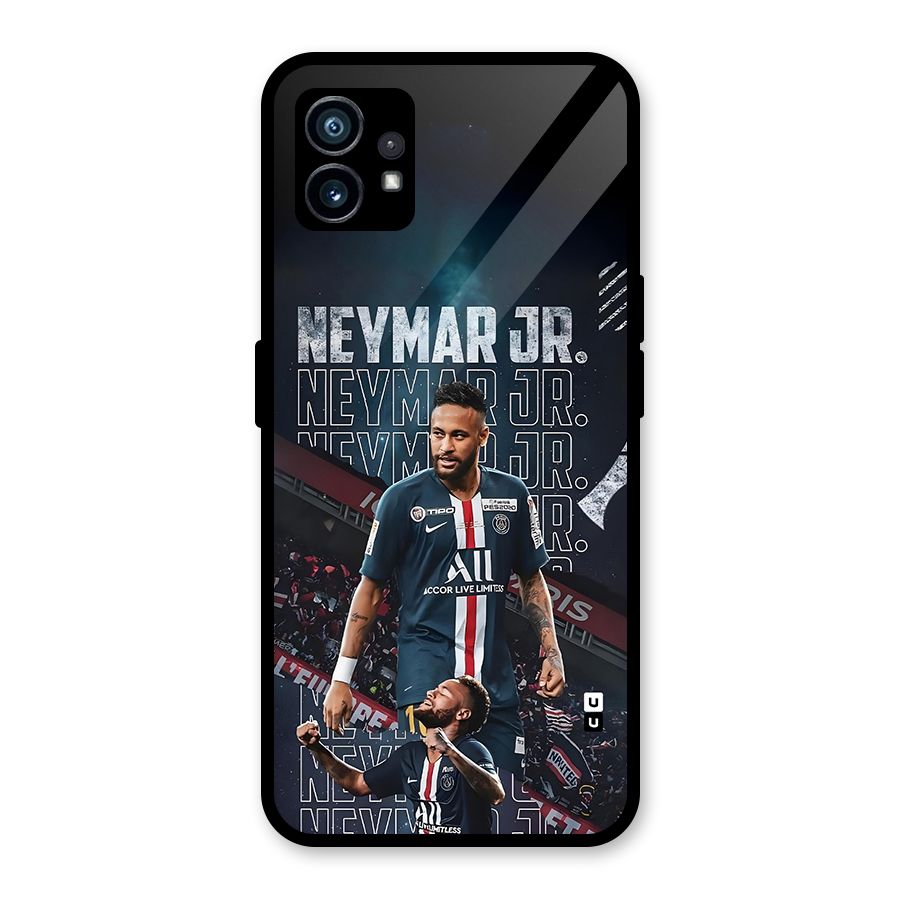 Artistic Striker Glass Back Case for Nothing Phone 1