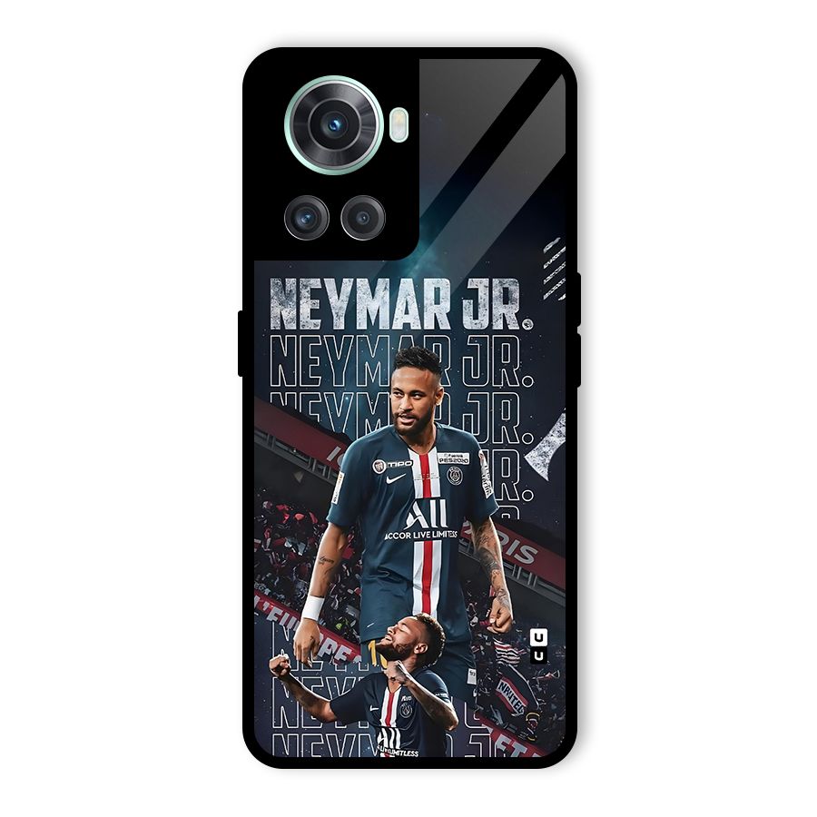 Artistic Striker Glass Back Case for OnePlus 10R