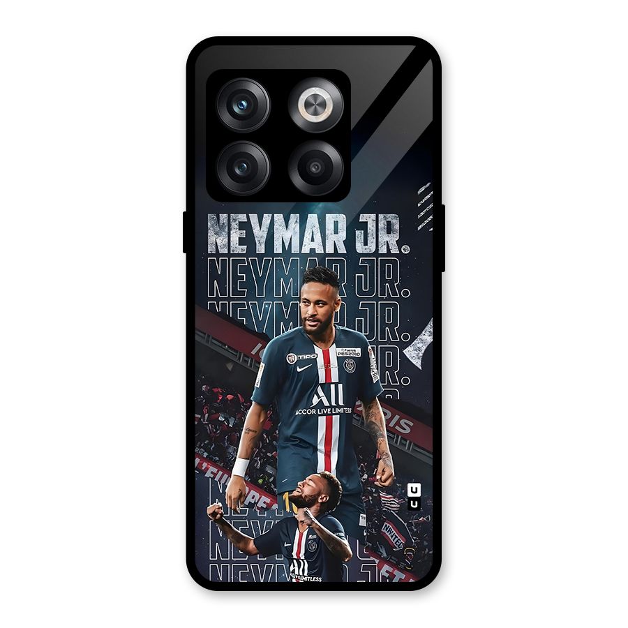 Artistic Striker Glass Back Case for OnePlus 10T