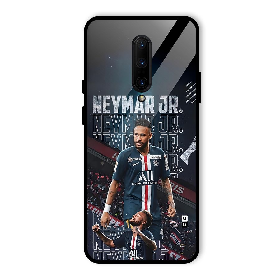 Artistic Striker Glass Back Case for OnePlus 7 Pro