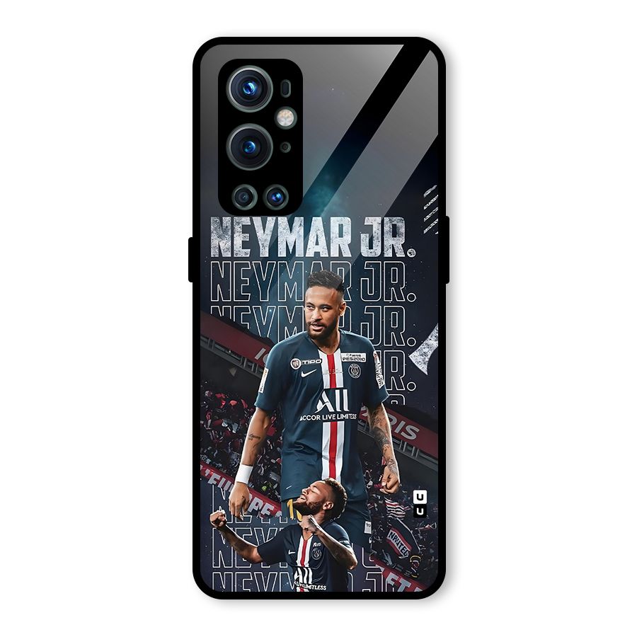 Artistic Striker Glass Back Case for OnePlus 9 Pro