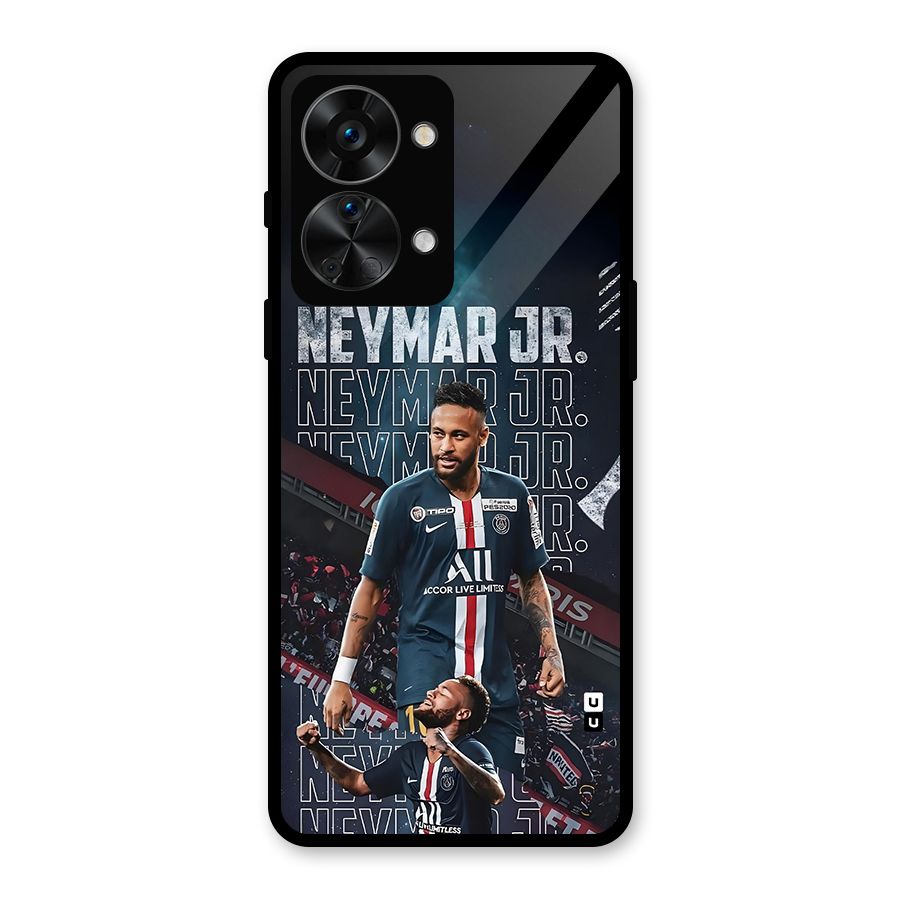 Artistic Striker Glass Back Case for OnePlus Nord 2T