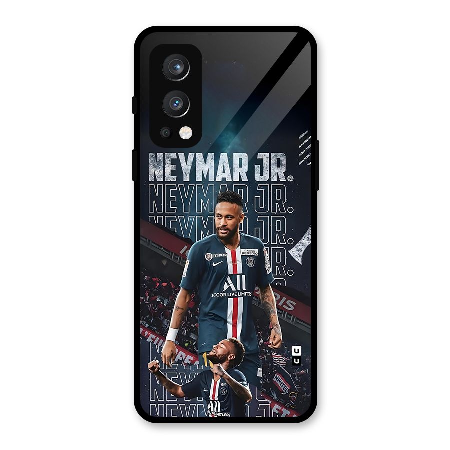 Artistic Striker Glass Back Case for OnePlus Nord 2 5G