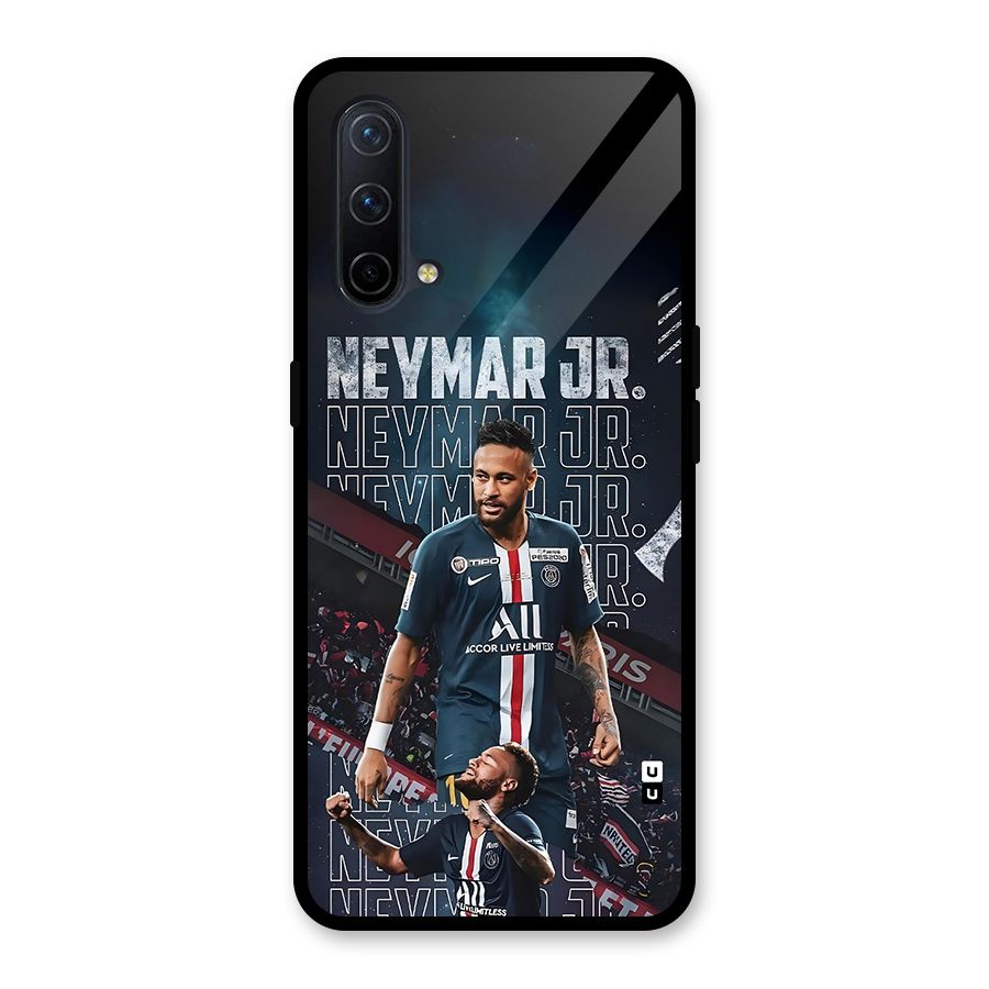 Artistic Striker Glass Back Case for OnePlus Nord CE 5G