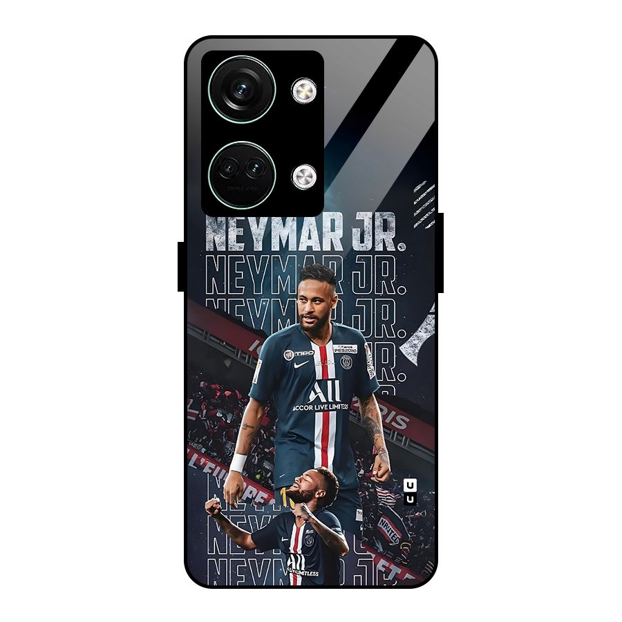 Artistic Striker Glass Back Case for Oneplus Nord 3