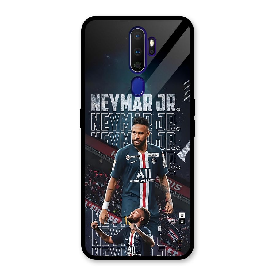 Artistic Striker Glass Back Case for Oppo A9 (2020)