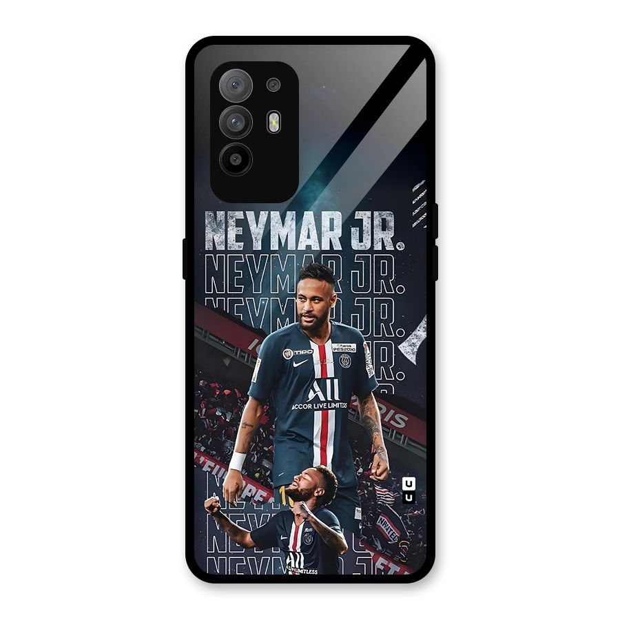 Artistic Striker Glass Back Case for Oppo F19 Pro Plus 5G