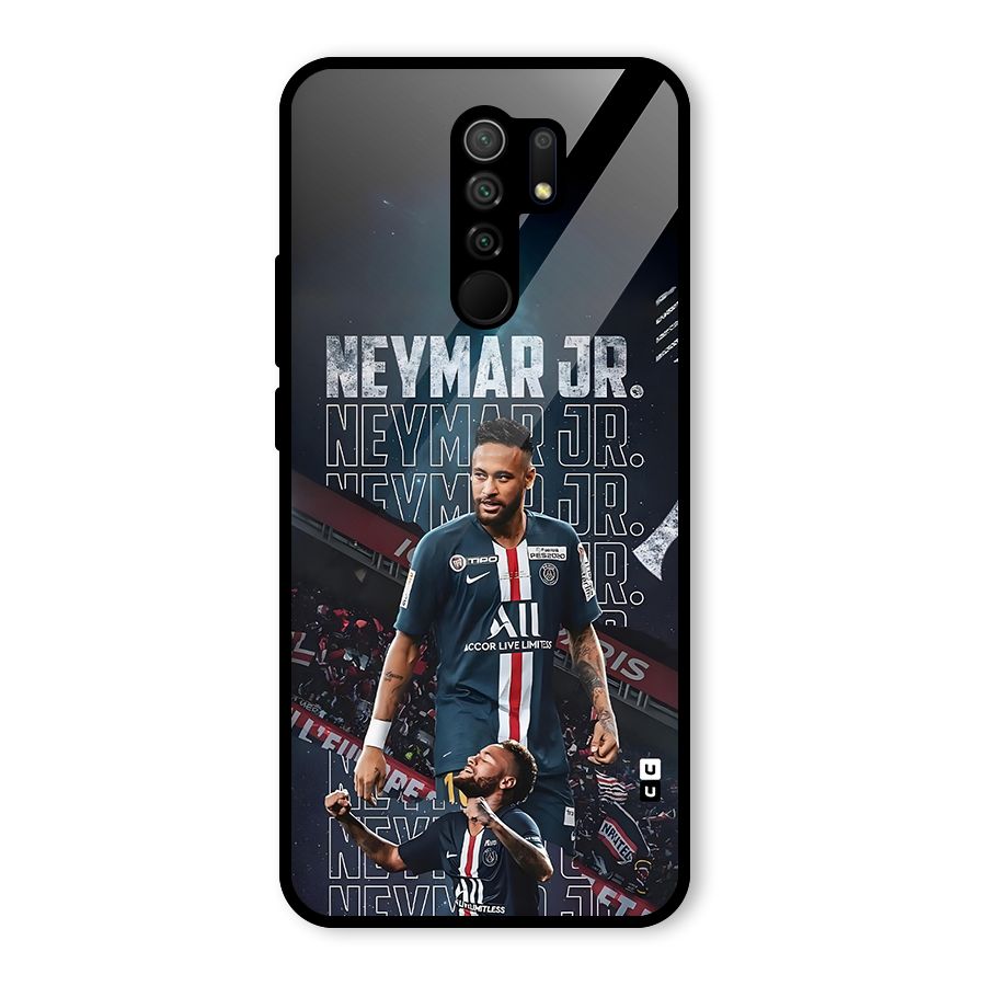 Artistic Striker Glass Back Case for Poco M2