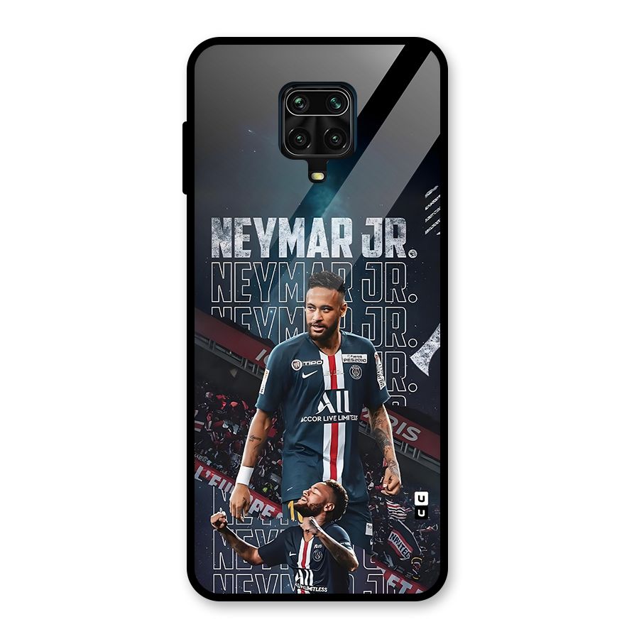 Artistic Striker Glass Back Case for Poco M2 Pro