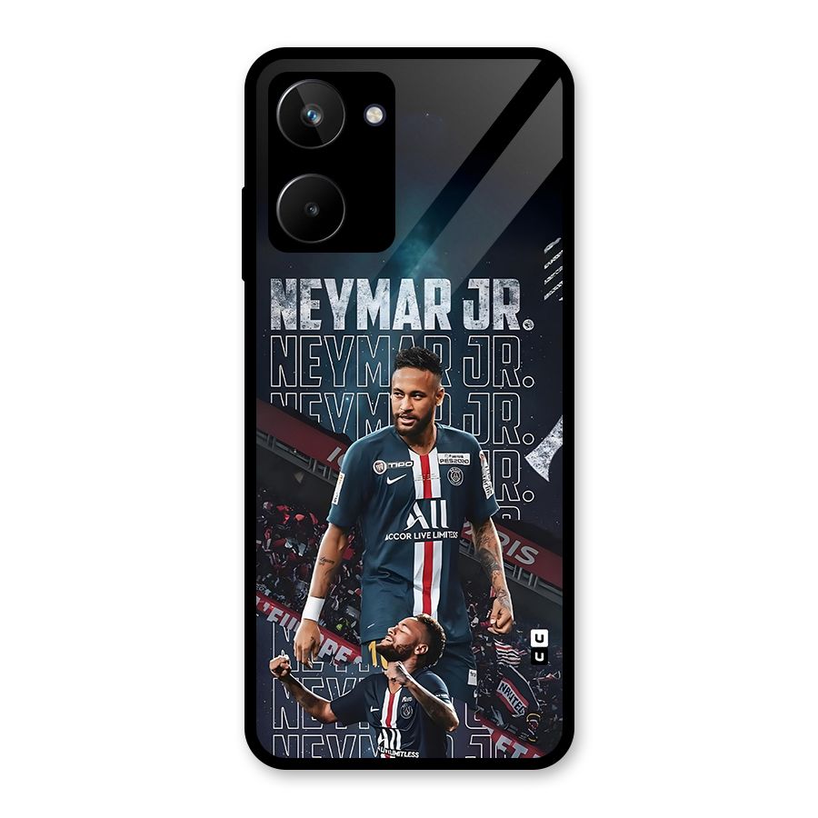 Artistic Striker Glass Back Case for Realme 10