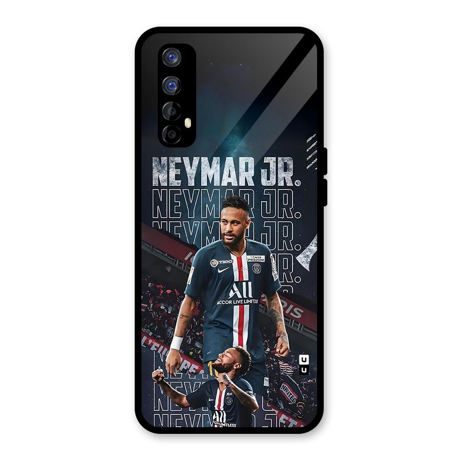 Artistic Striker Glass Back Case for Realme 7