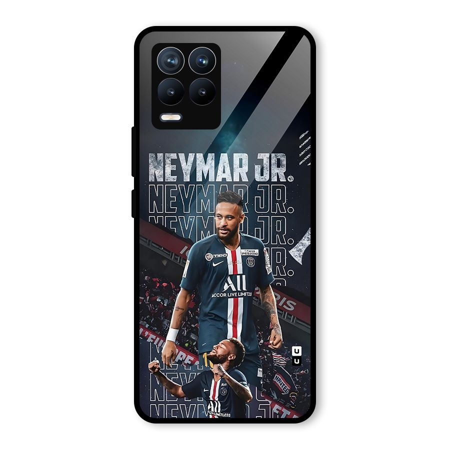 Artistic Striker Glass Back Case for Realme 8