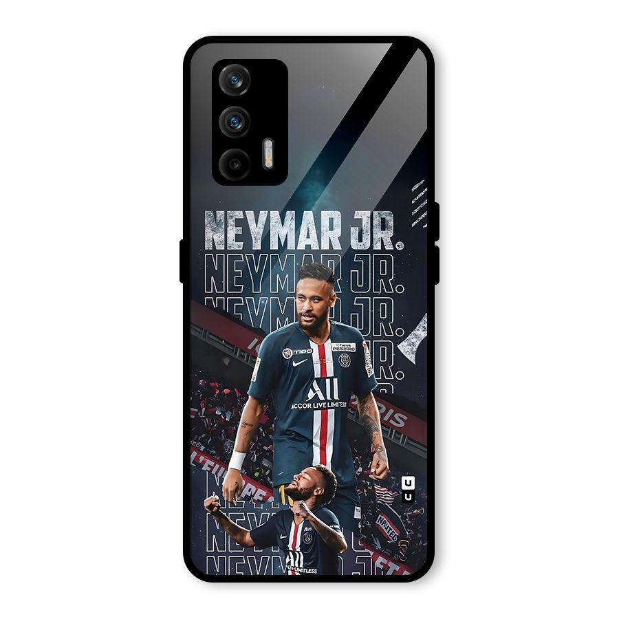 Artistic Striker Glass Back Case for Realme GT 5G