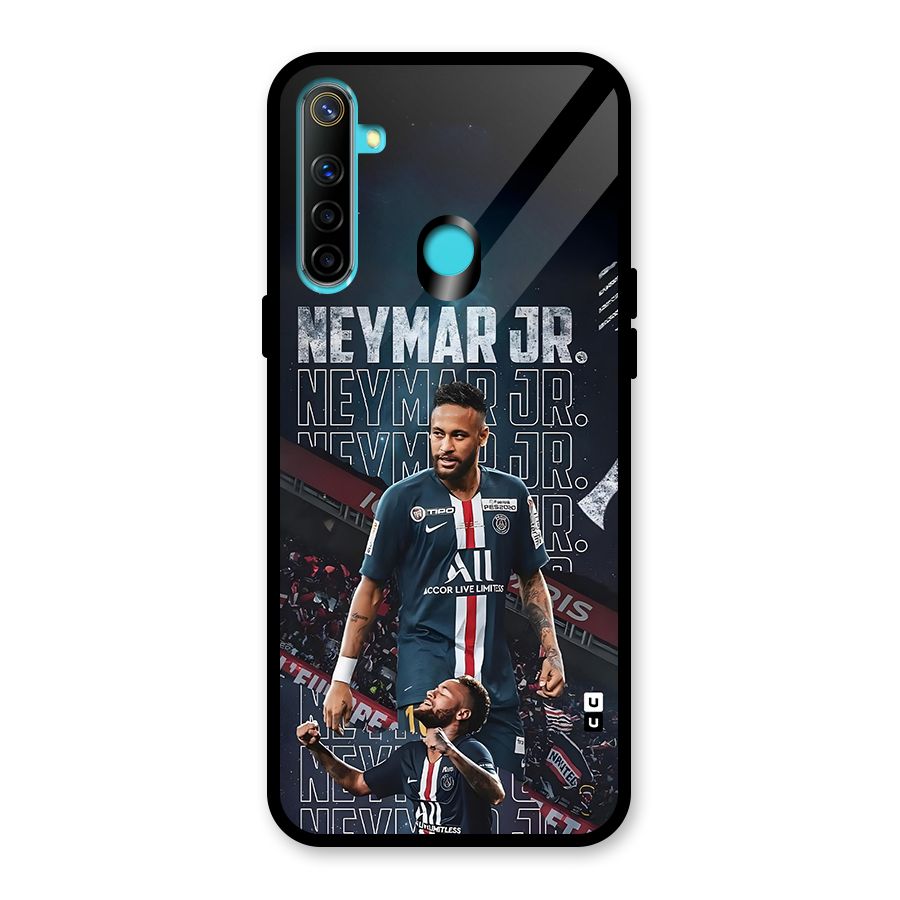 Artistic Striker Glass Back Case for Realme Narzo 10