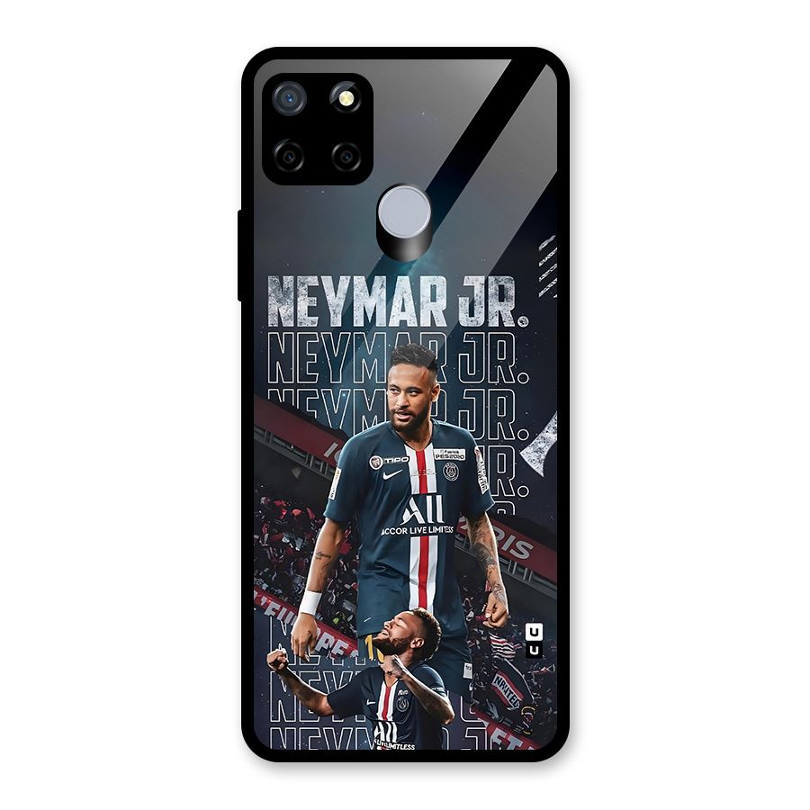 Artistic Striker Glass Back Case for Realme Narzo 20
