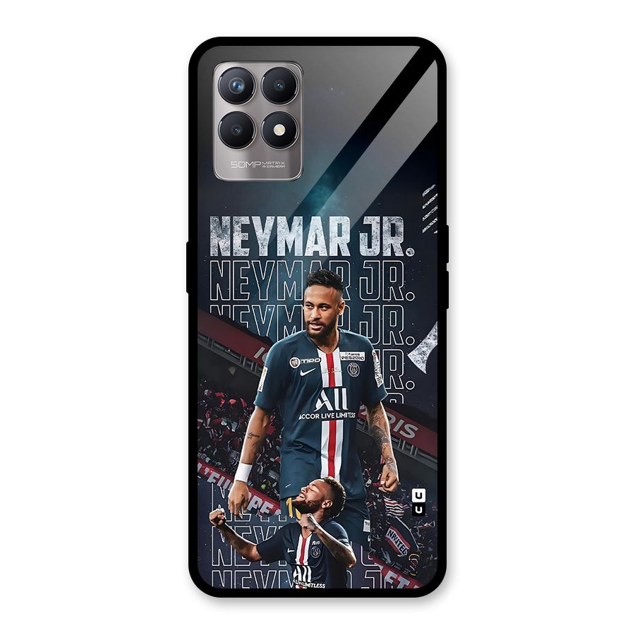 Artistic Striker Glass Back Case for Realme Narzo 50