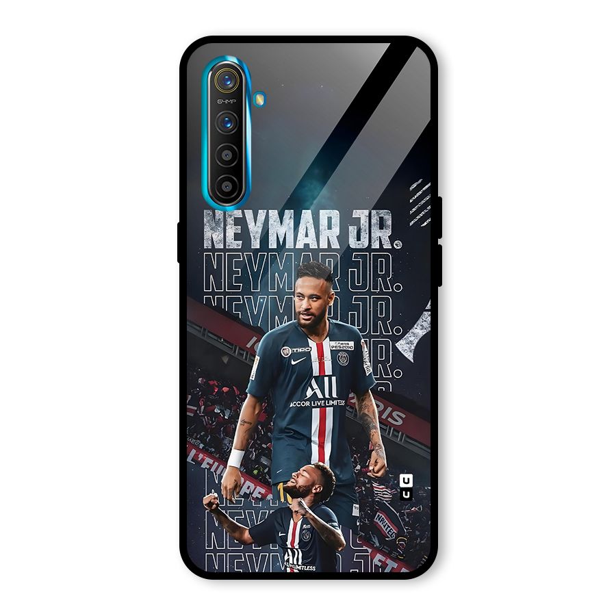 Artistic Striker Glass Back Case for Realme XT