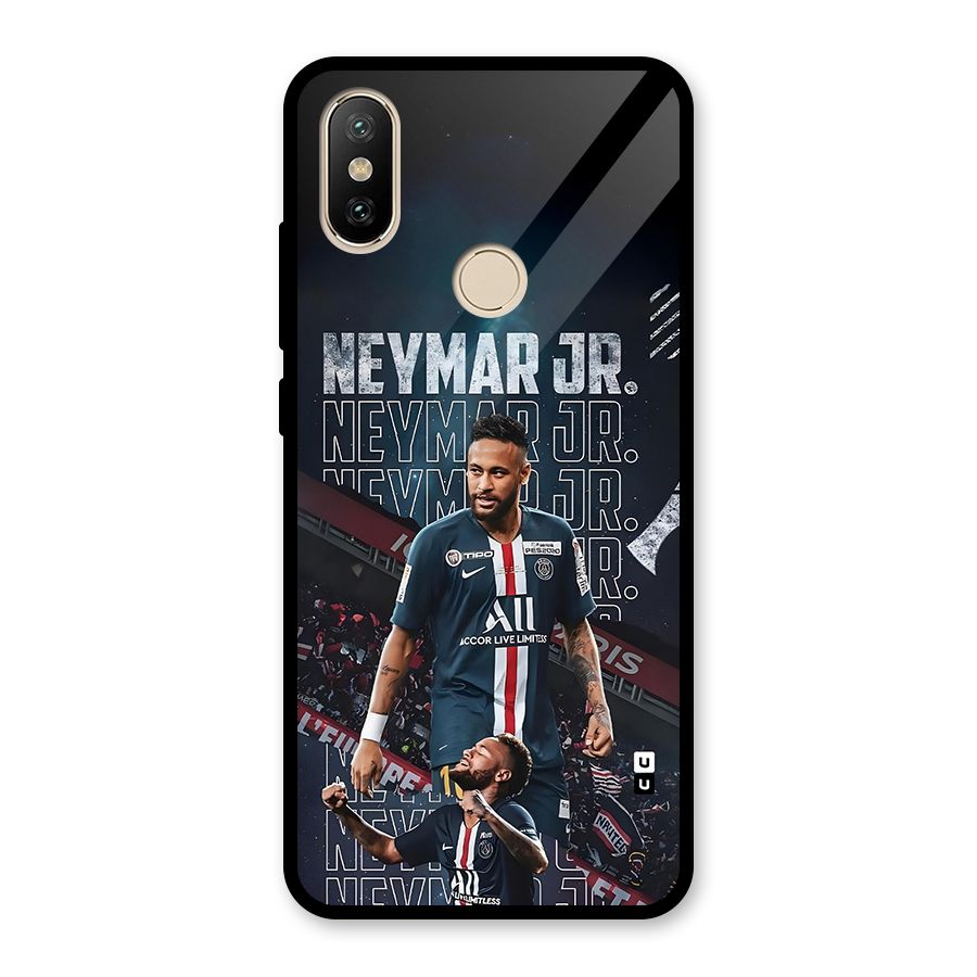Artistic Striker Glass Back Case for Redmi A2