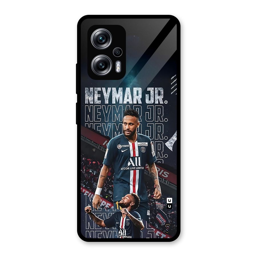 Artistic Striker Glass Back Case for Redmi K50i