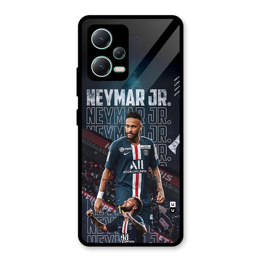 Artistic Striker Glass Back Case for Redmi Note 12 5G