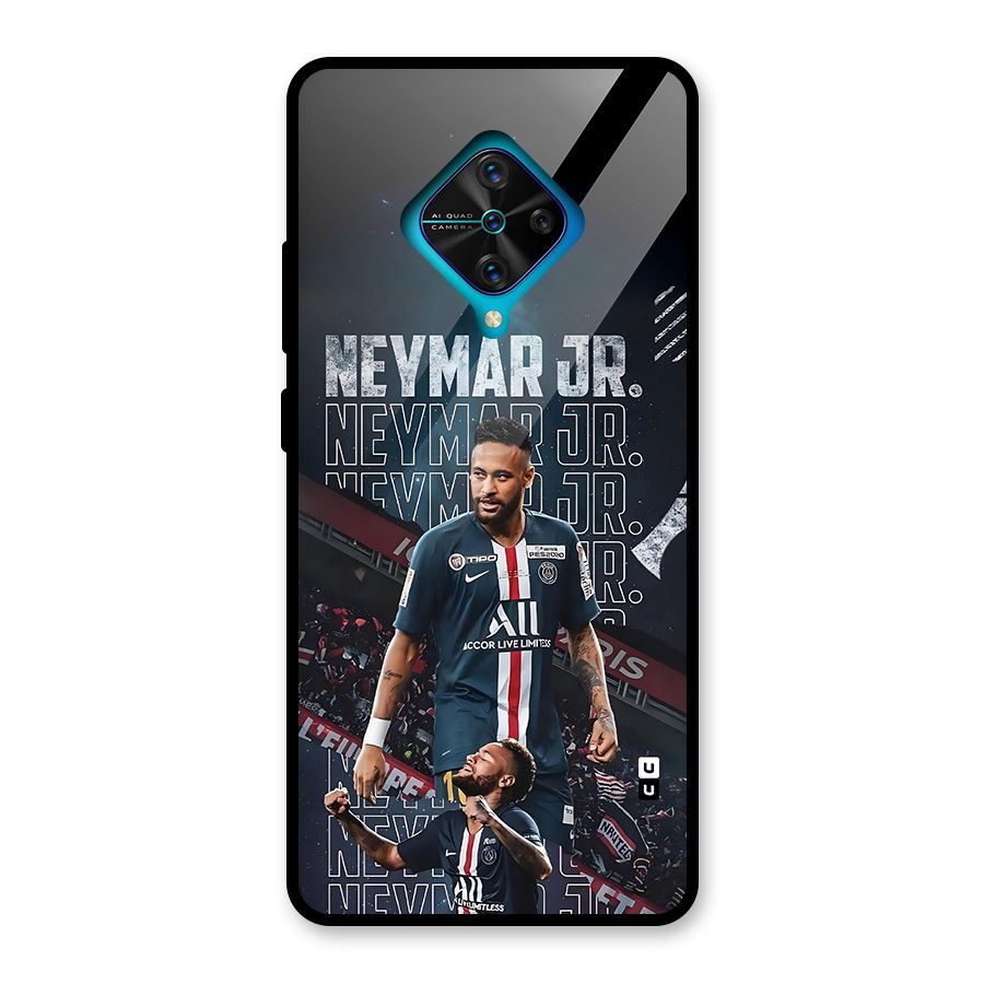 Artistic Striker Glass Back Case for Vivo S1 Pro