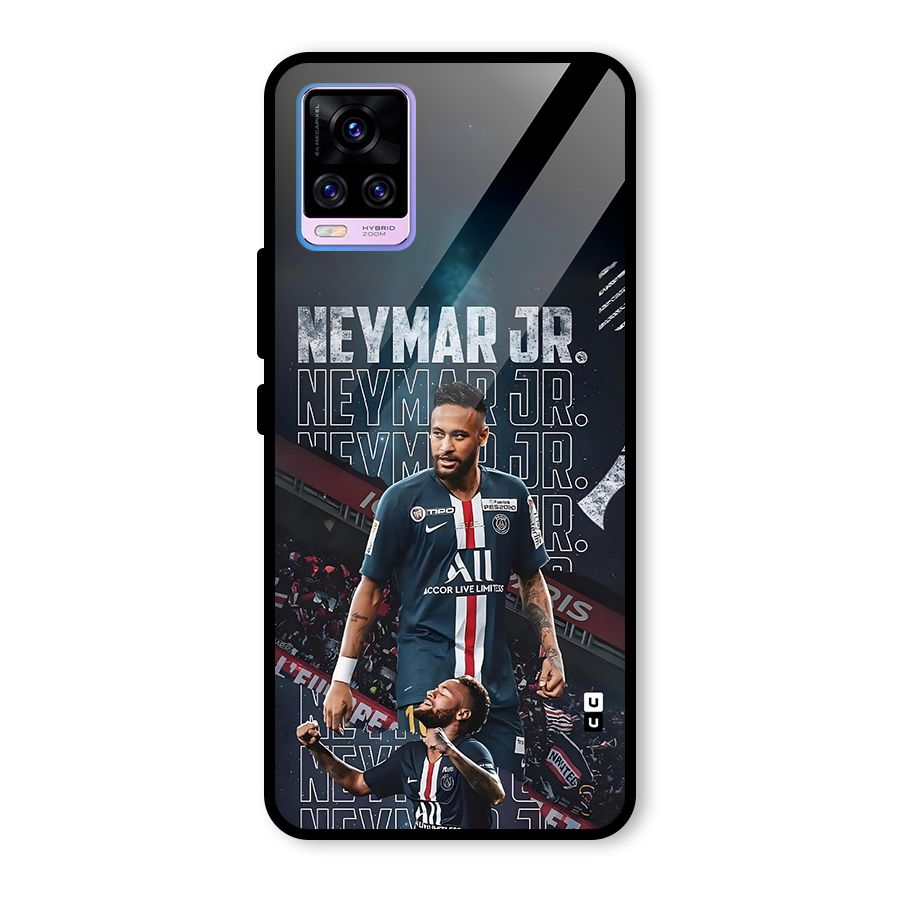 Artistic Striker Glass Back Case for Vivo V20 Pro