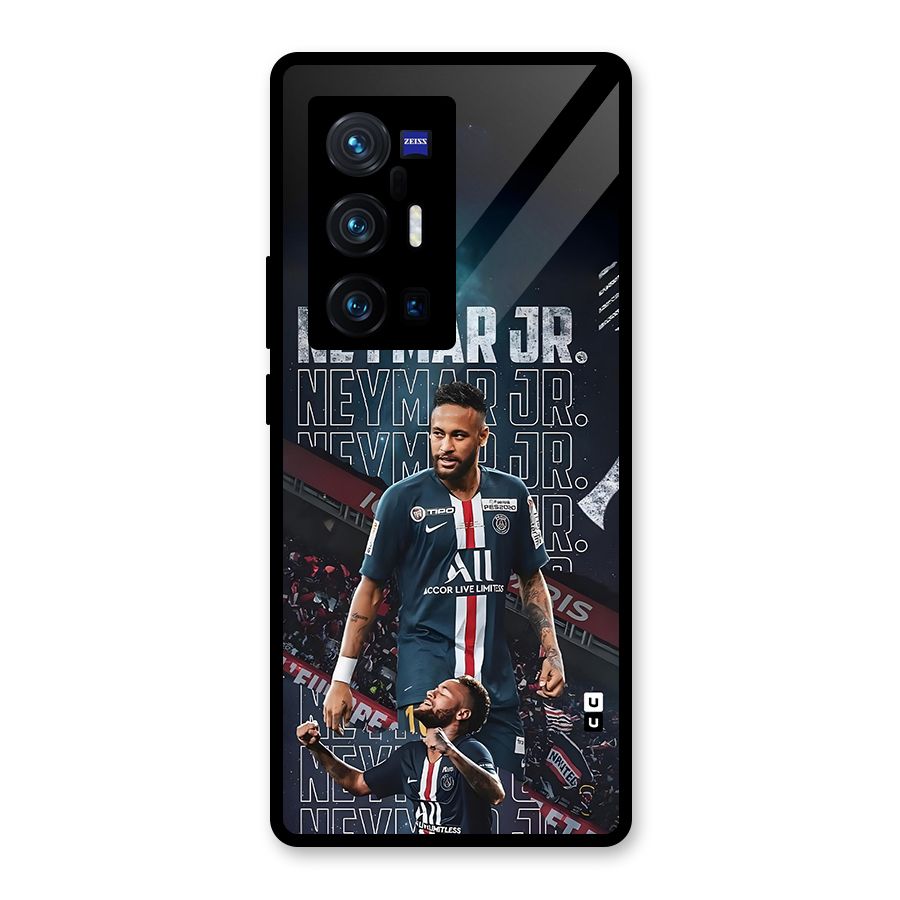 Artistic Striker Glass Back Case for Vivo X70 Pro Plus