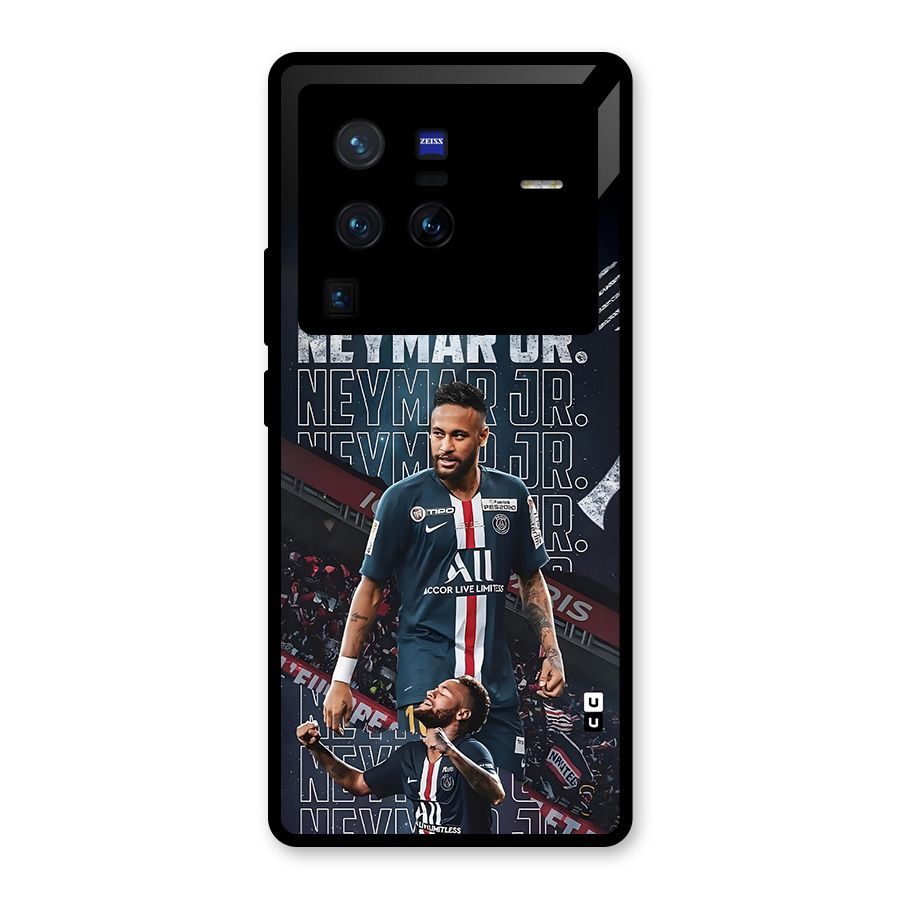 Artistic Striker Glass Back Case for Vivo X80 Pro