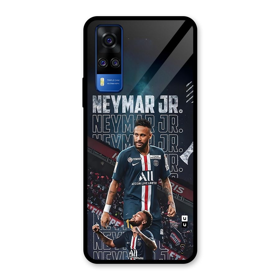 Artistic Striker Glass Back Case for Vivo Y31