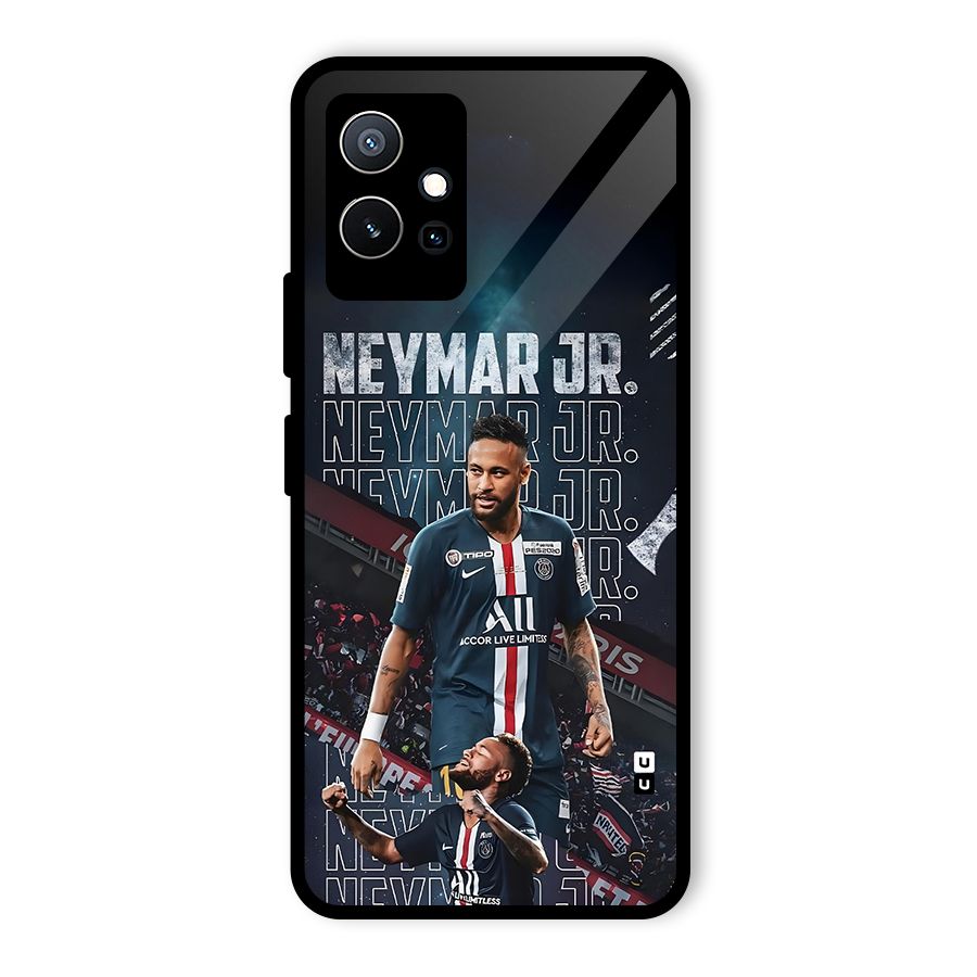 Artistic Striker Glass Back Case for Vivo Y75 5G