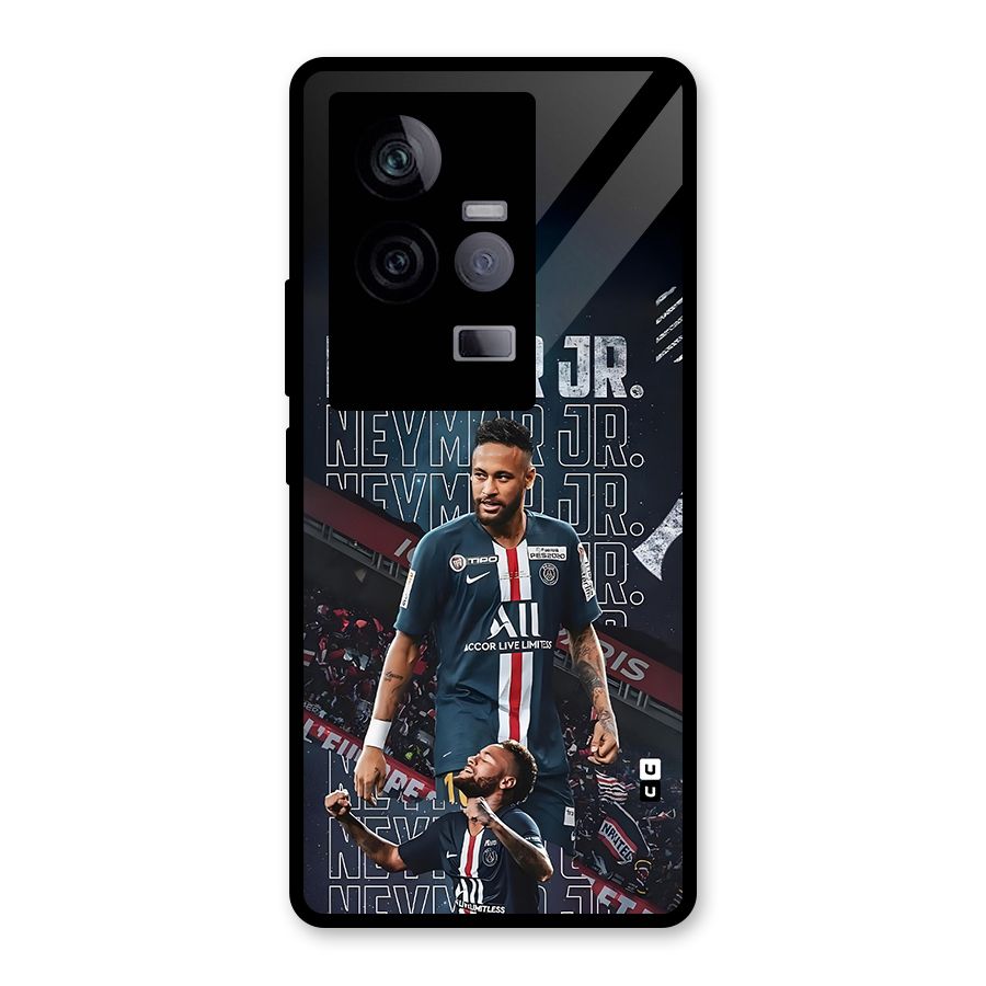 Artistic Striker Glass Back Case for Vivo iQOO 11 5G