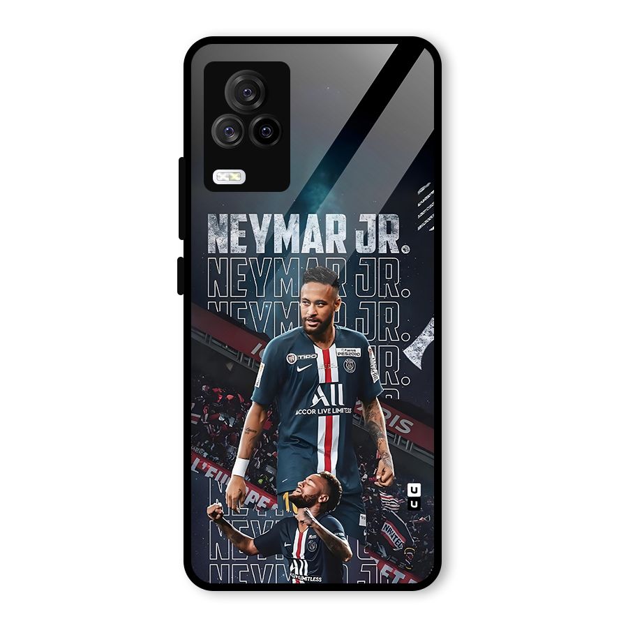 Artistic Striker Glass Back Case for Vivo iQOO 7 Legend 5G