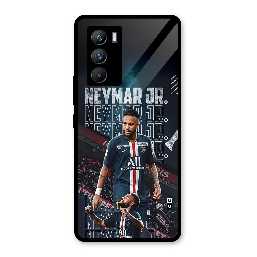 Artistic Striker Glass Back Case for Vivo iQOO 9 SE