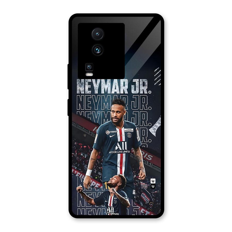 Artistic Striker Glass Back Case for Vivo iQOO Neo 7