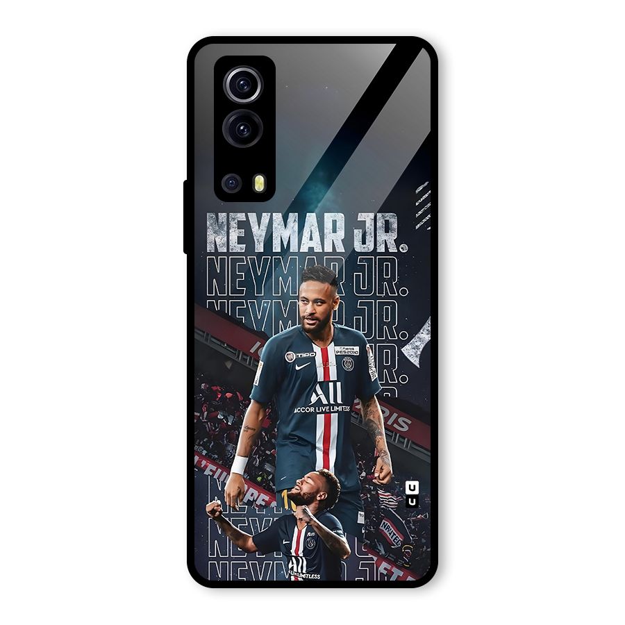 Artistic Striker Glass Back Case for Vivo iQOO Z3