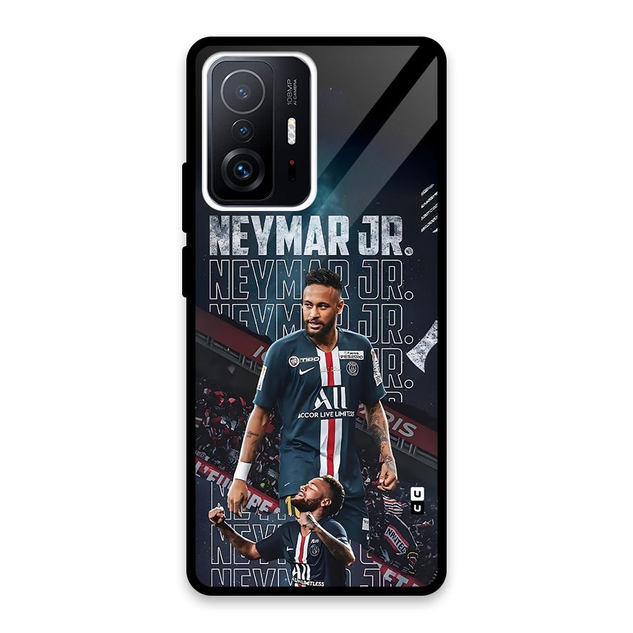Artistic Striker Glass Back Case for Xiaomi 11T Pro