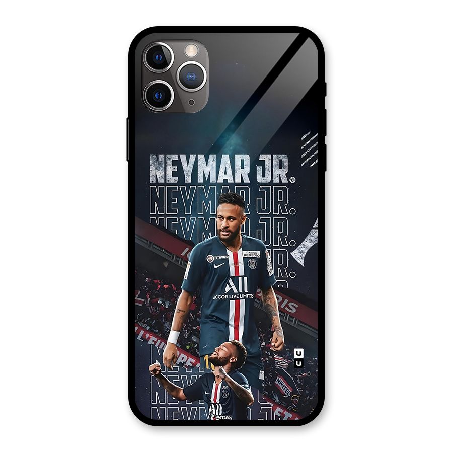 Artistic Striker Glass Back Case for iPhone 11 Pro Max