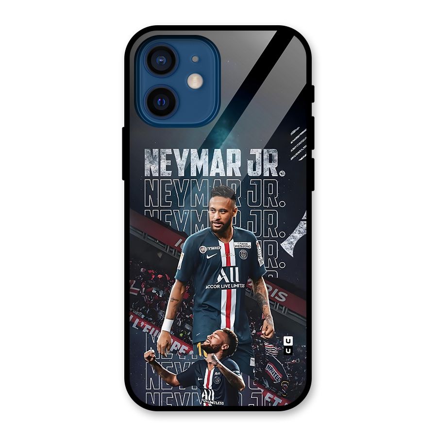 Artistic Striker Glass Back Case for iPhone 12 Mini