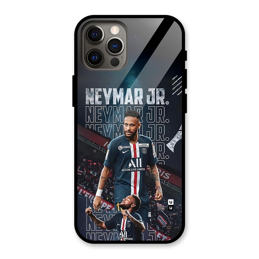 Artistic Striker Glass Back Case for iPhone 12 Pro