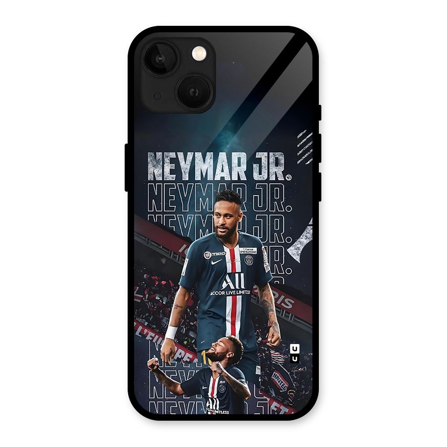 Artistic Striker Glass Back Case for iPhone 13
