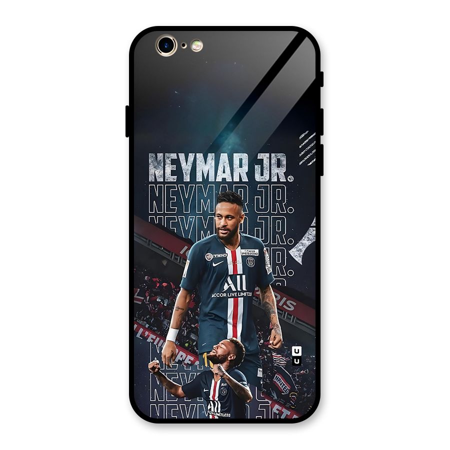 Artistic Striker Glass Back Case for iPhone 6 6S