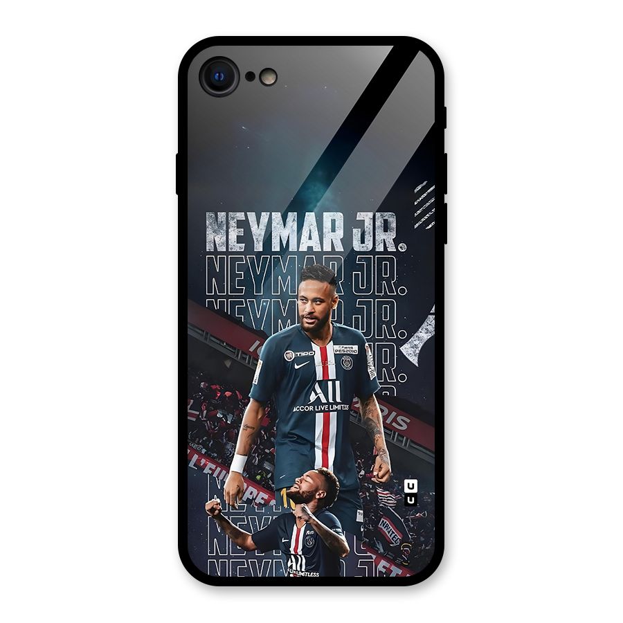 Artistic Striker Glass Back Case for iPhone 7