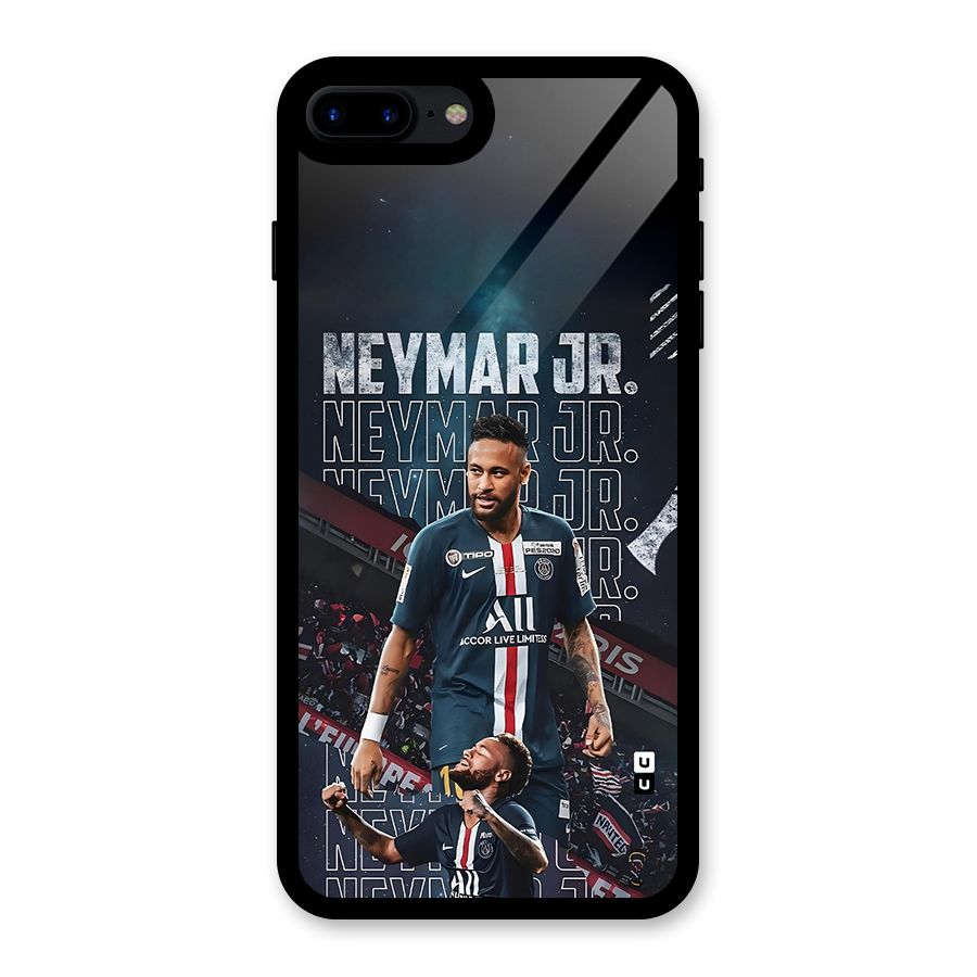 Artistic Striker Glass Back Case for iPhone 8 Plus