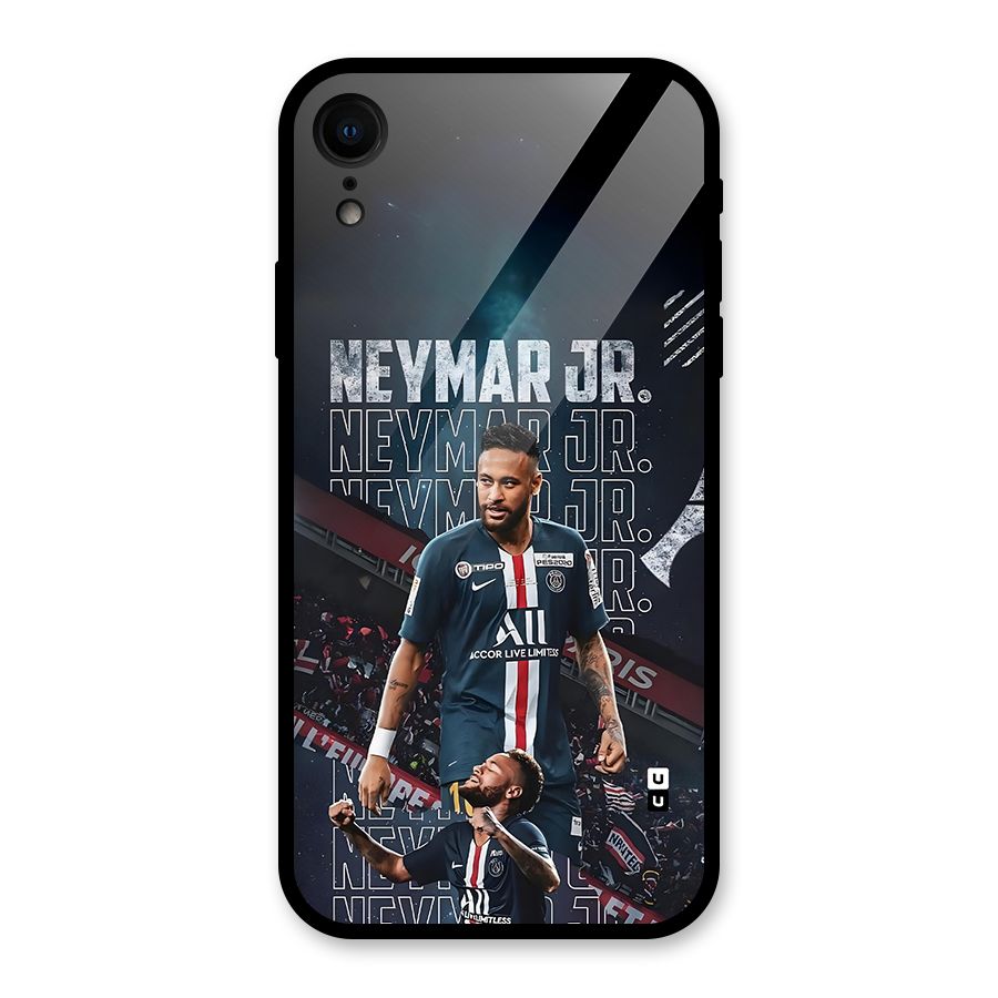 Artistic Striker Glass Back Case for iPhone XR