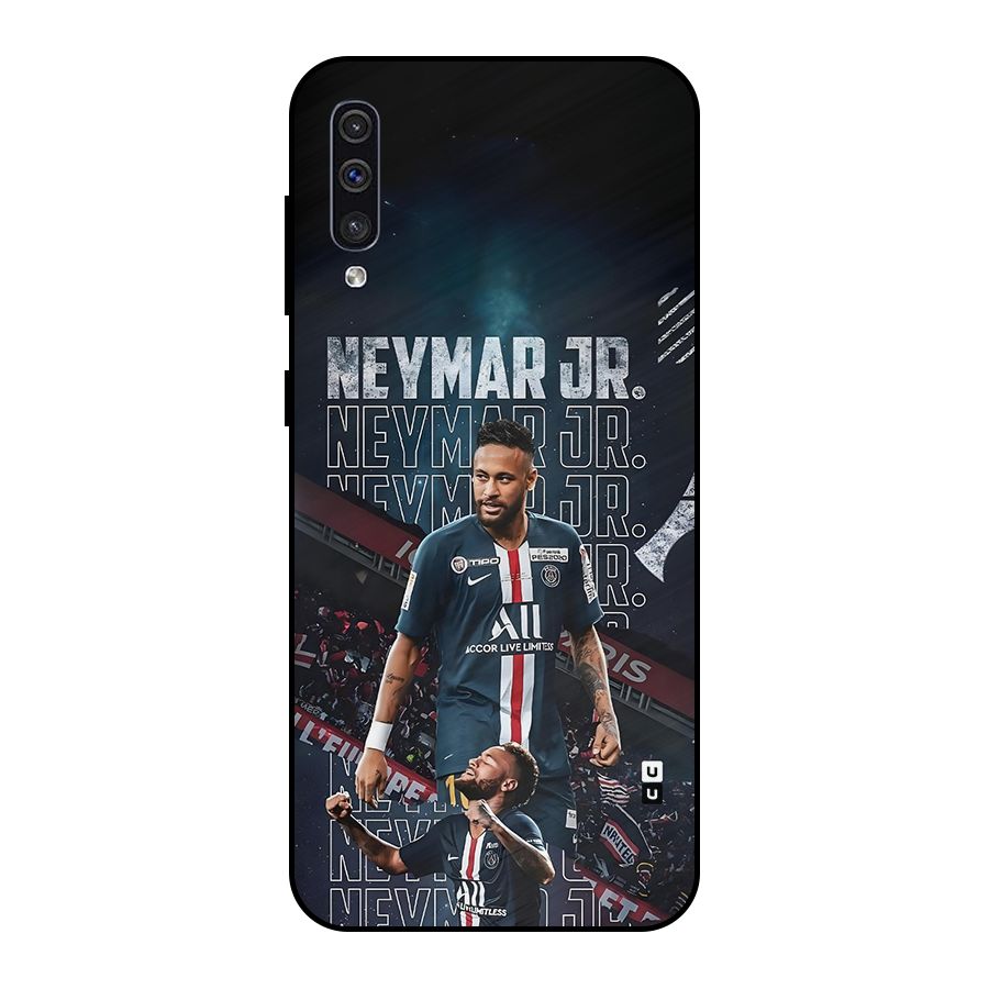 Artistic Striker Metal Back Case for Galaxy A50s