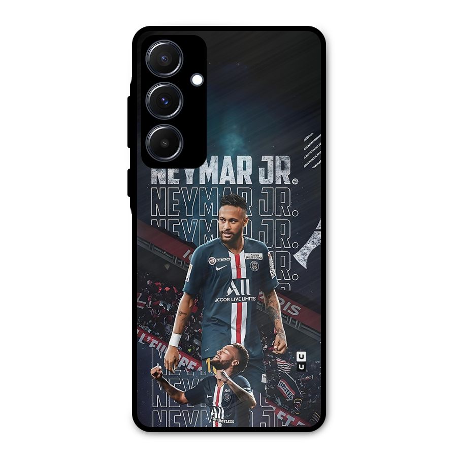 Artistic Striker Metal Back Case for Galaxy A55