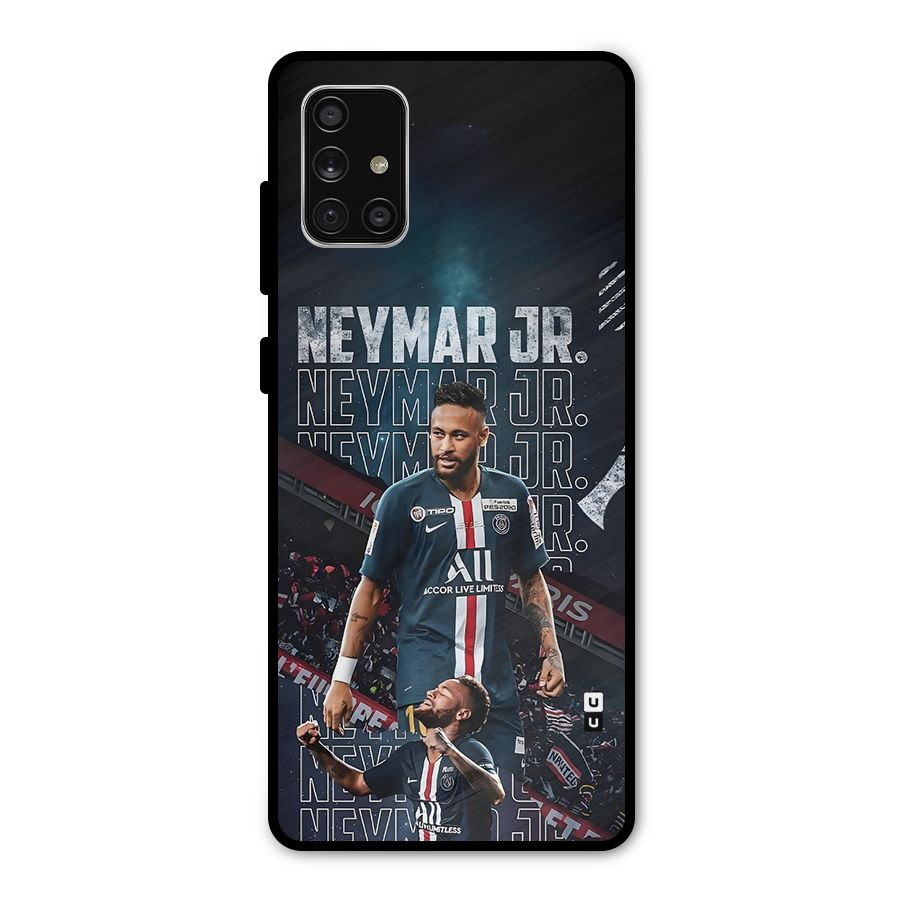 Artistic Striker Metal Back Case for Galaxy A71